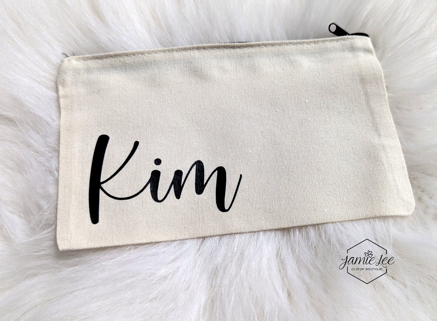 CUSTOM Name Zipper Pouch