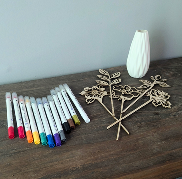 Wooden Floral Bouquet