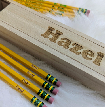 Custom Pencils and Box