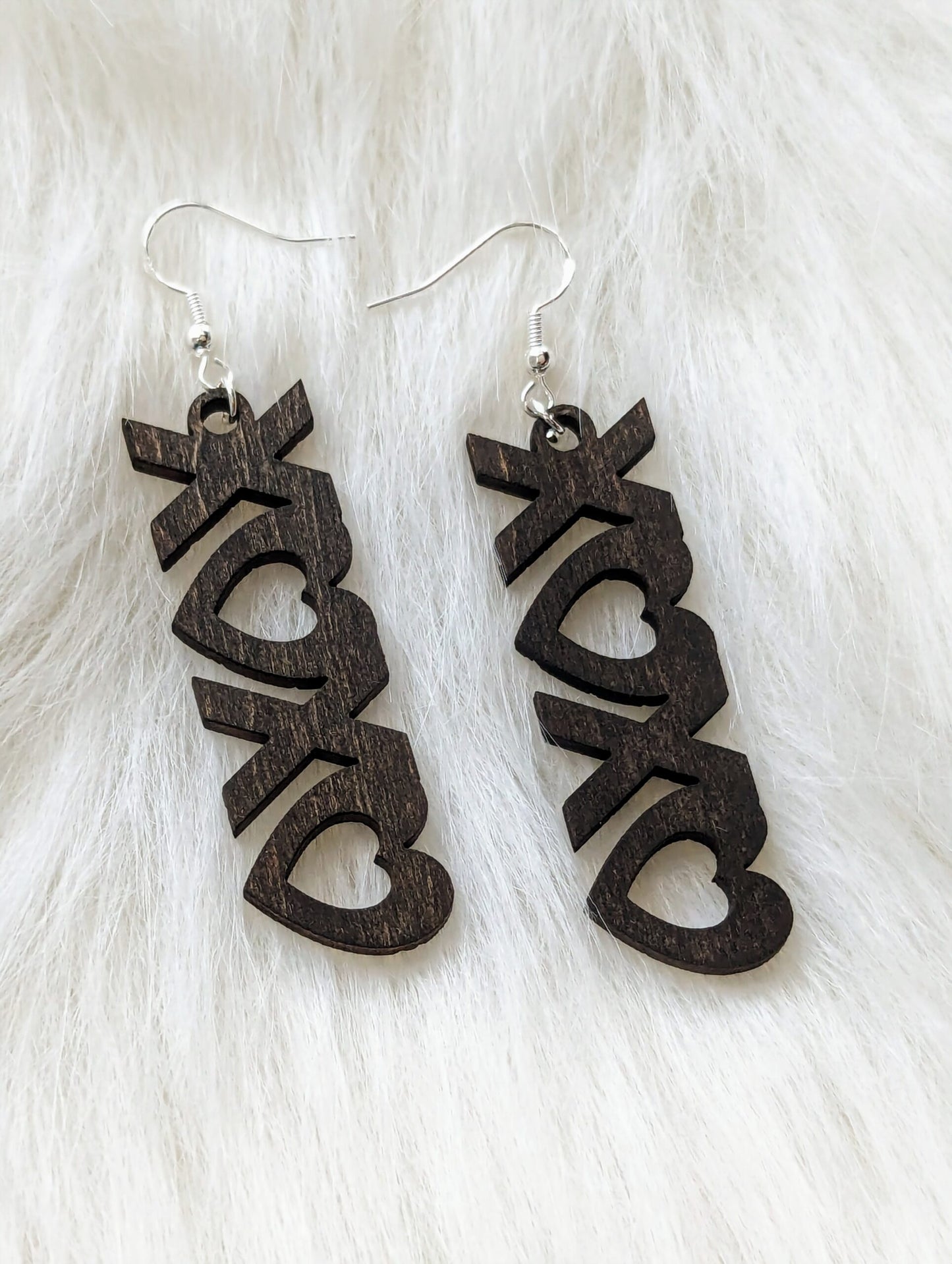 XOXO Heart Earrings