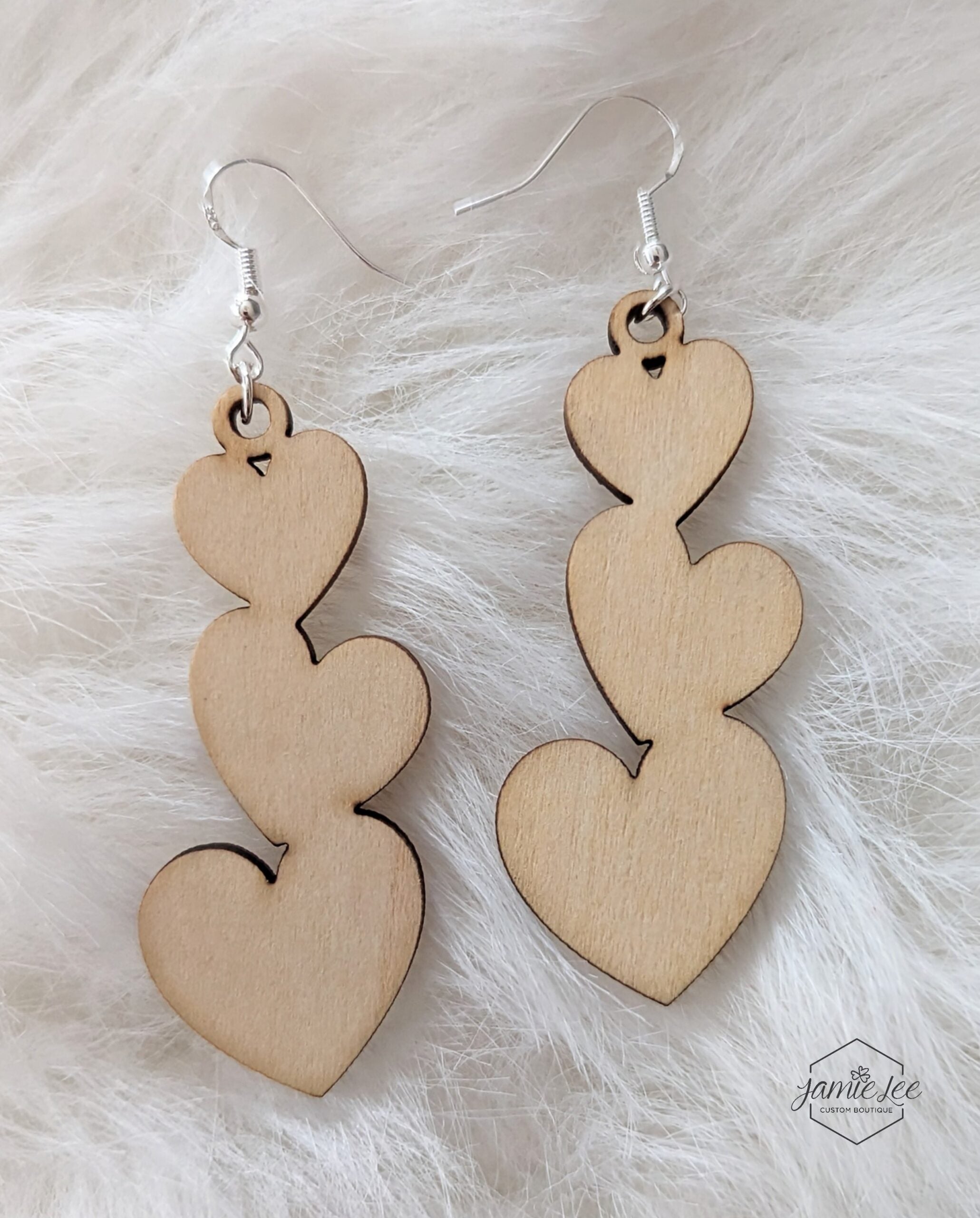 Heart Trio Earrings