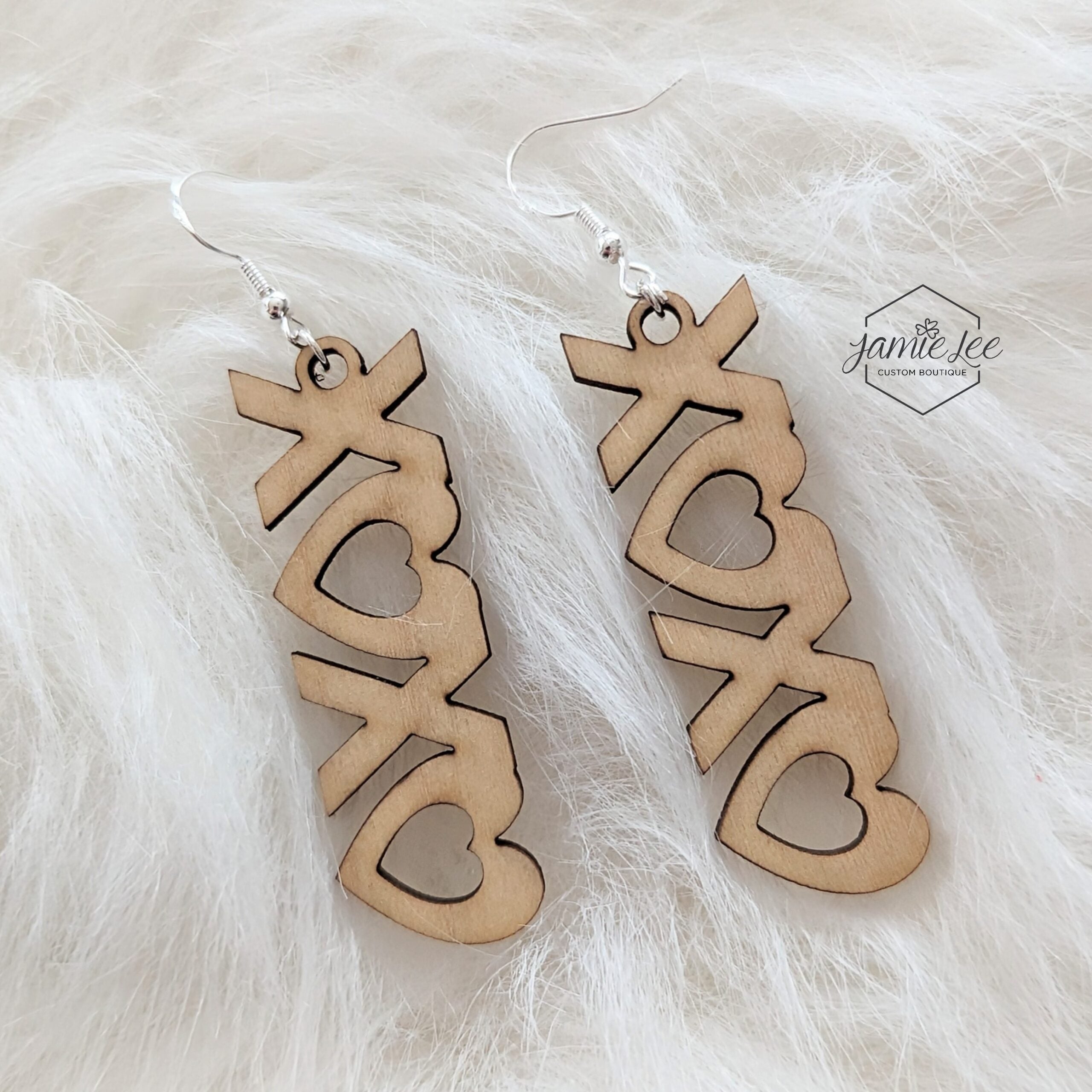 XOXO Heart Earrings