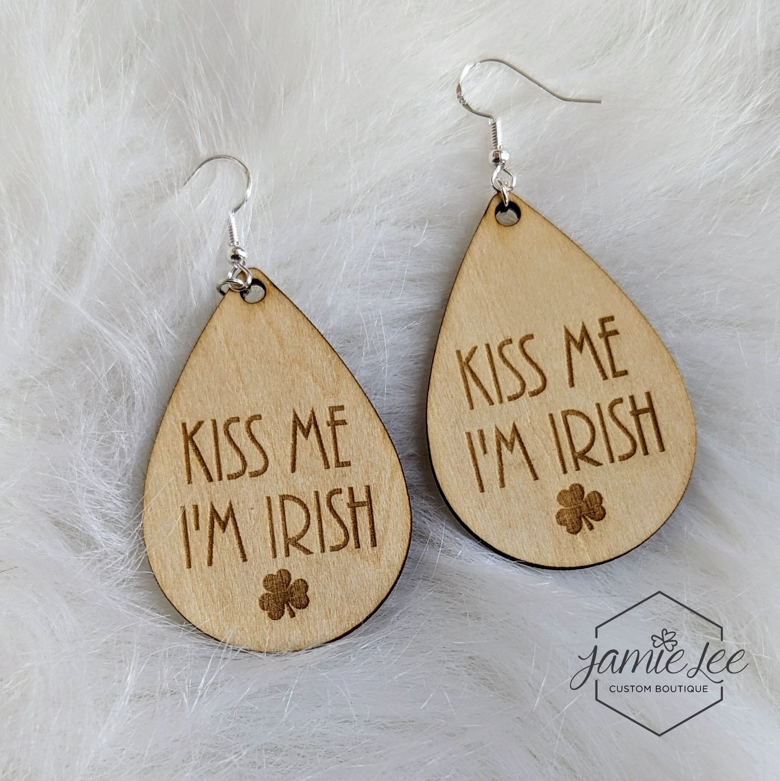 Kiss Me Teardrop Earrings