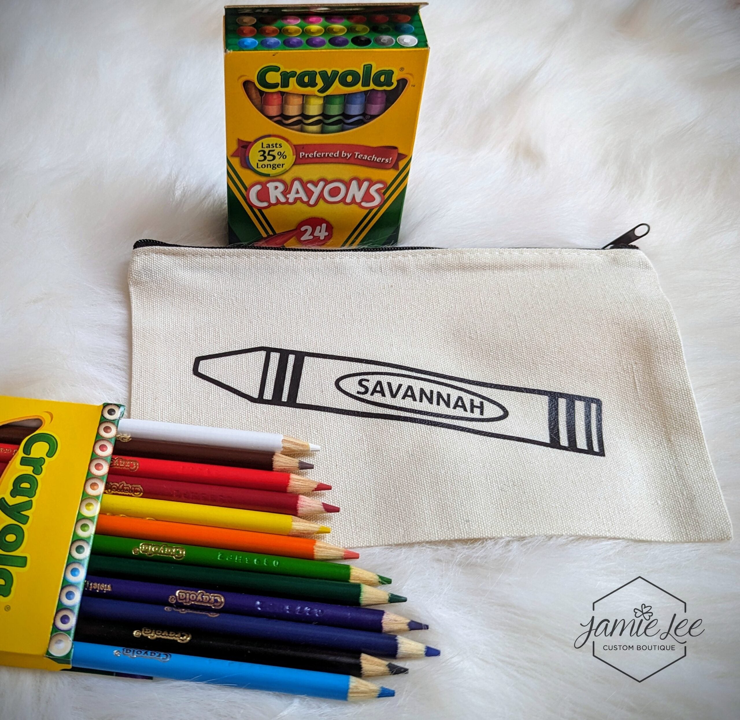 Crayon Zipper Pouch