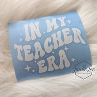 In My Teacher Era