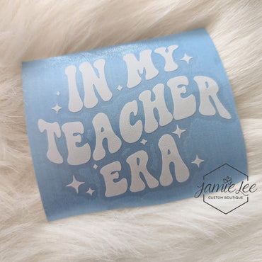 In My Teacher Era