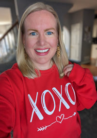XOXO Heart Earrings