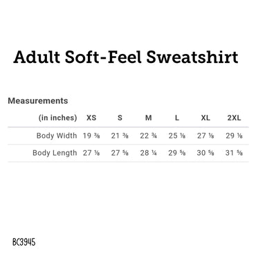 Heart Eyes Smiley face soft-feel sweatshirt