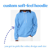 CUSTOM Adult Soft-feel Hoodie