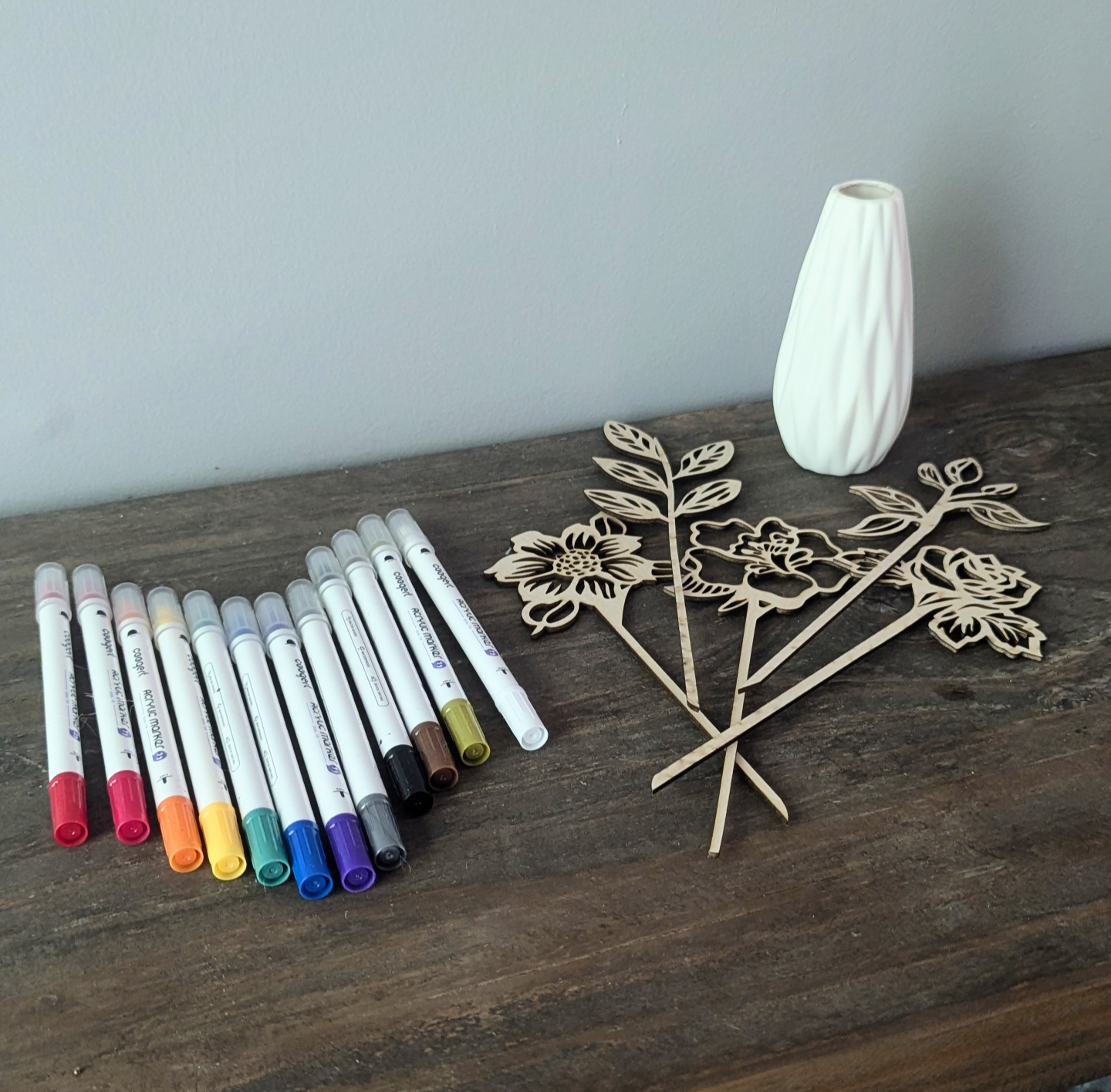 Wooden Floral Bouquet