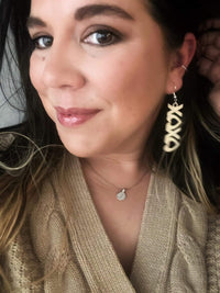 XOXO Heart Earrings