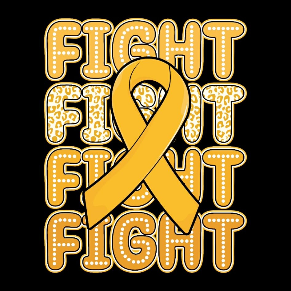 Fight Yellow Awareness Ribbon Shirt