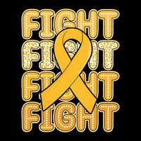 Fight Yellow Awareness Ribbon Shirt