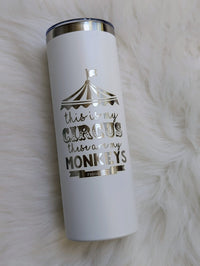 Circus Monkeys Tumbler