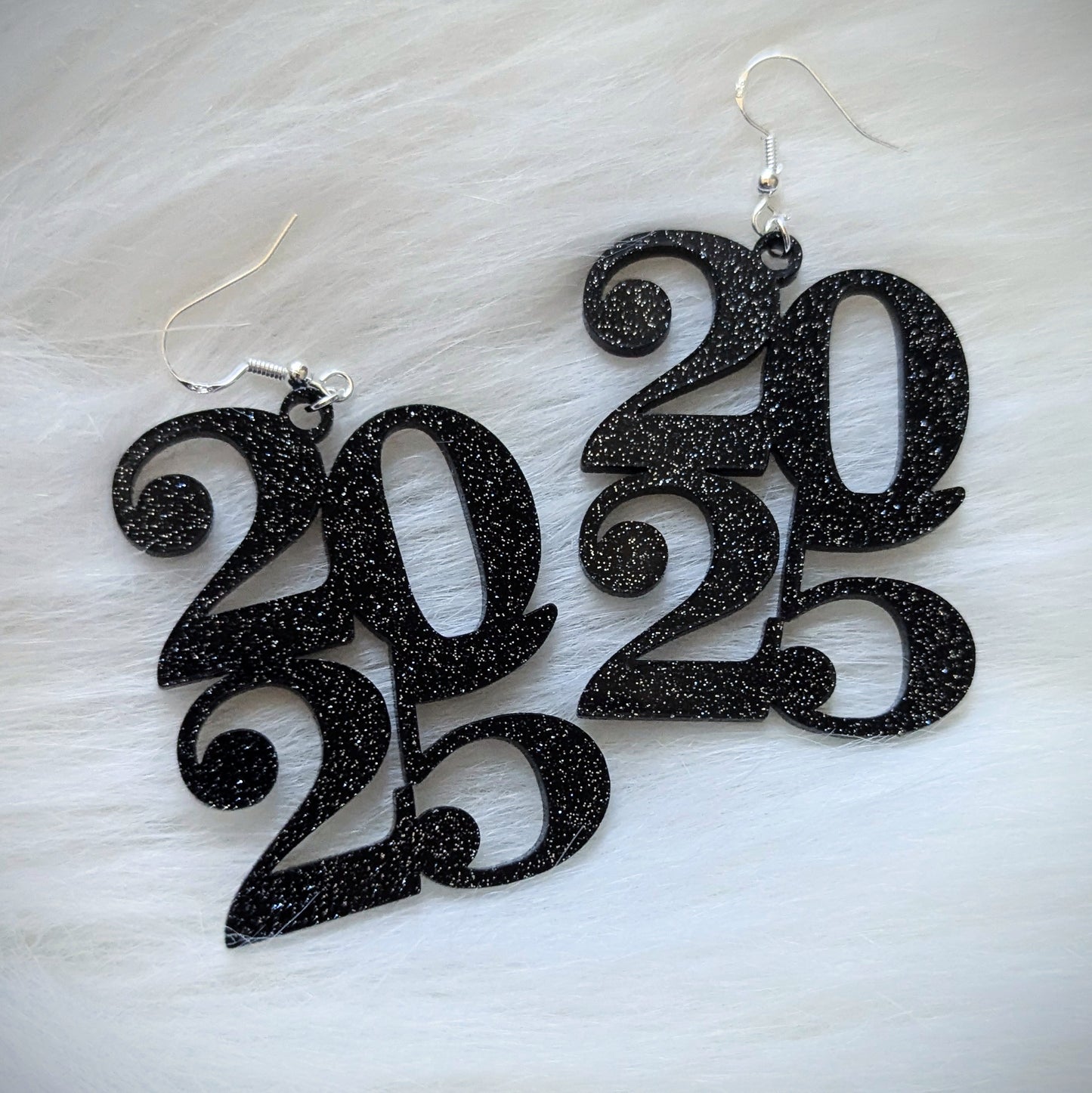 2025 Glitter Earrings (NYE)