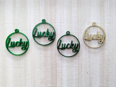 Lucky Acrylic Earrings
