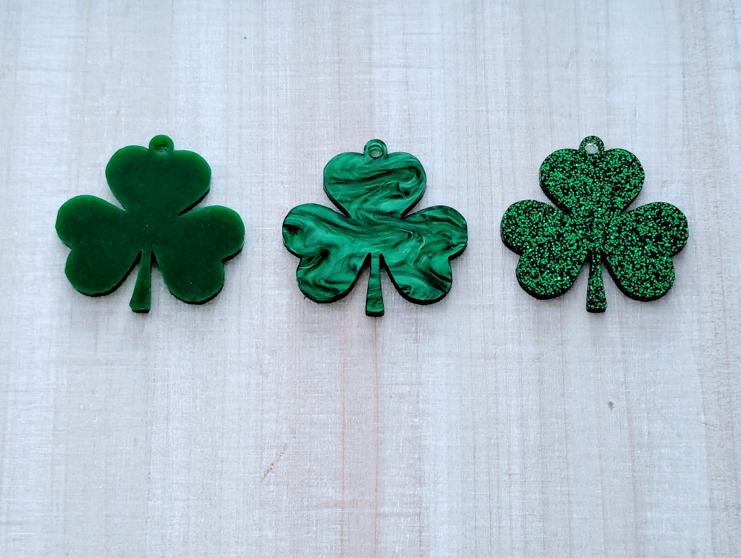 Shamrock Acrylic Earrings