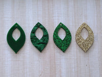 Oval Cutout Acrylic Earrings