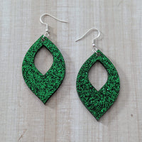 Oval Cutout Acrylic Earrings