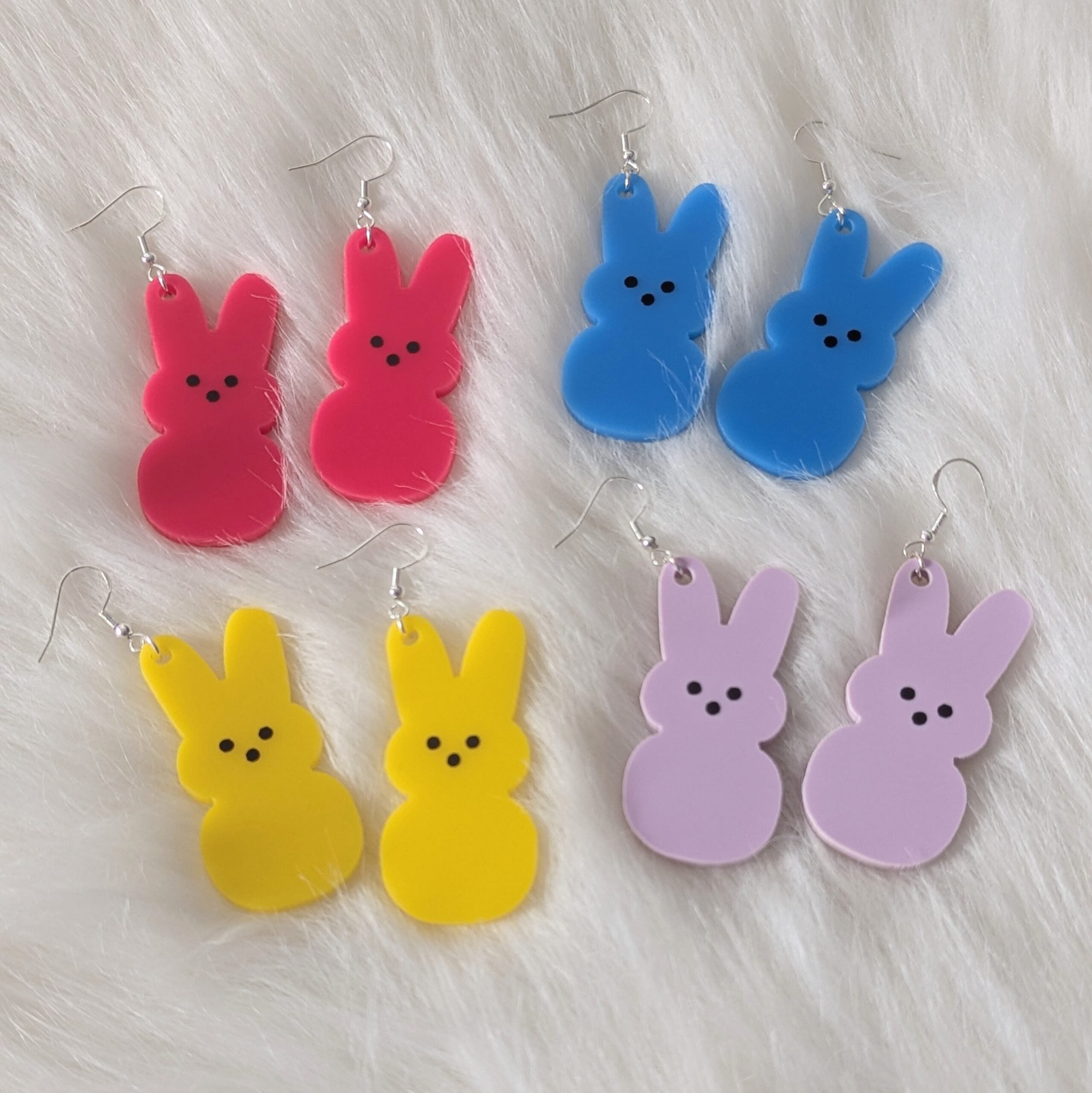 Bunny Acrylic Earrings
