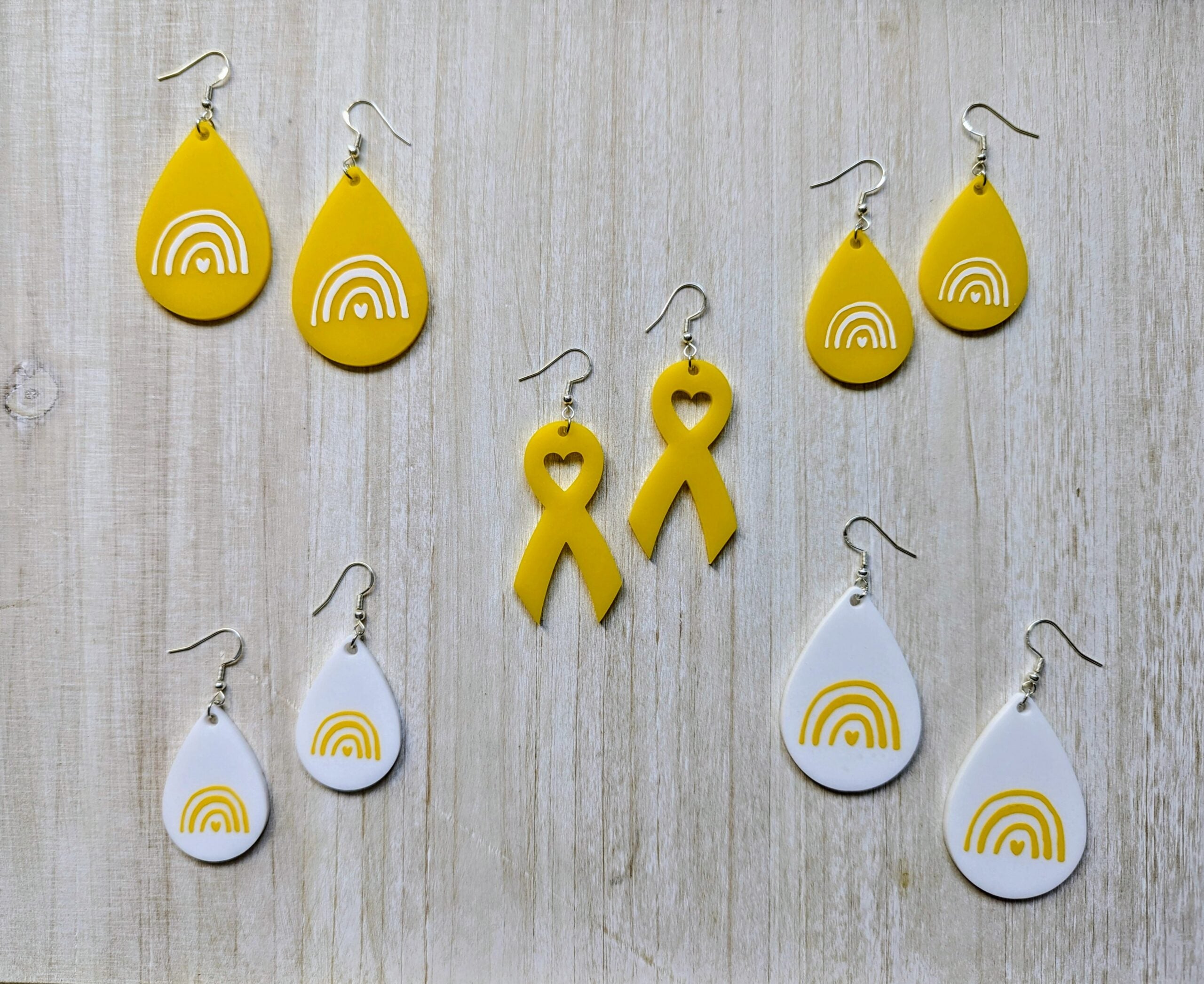 Yellow Earrings