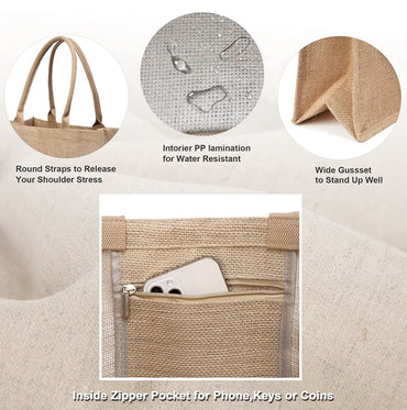 Jute Bag - "Enjoy the little things"