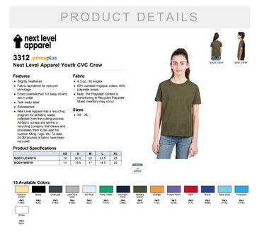 CUSTOM Youth Short Sleeve Shirt
