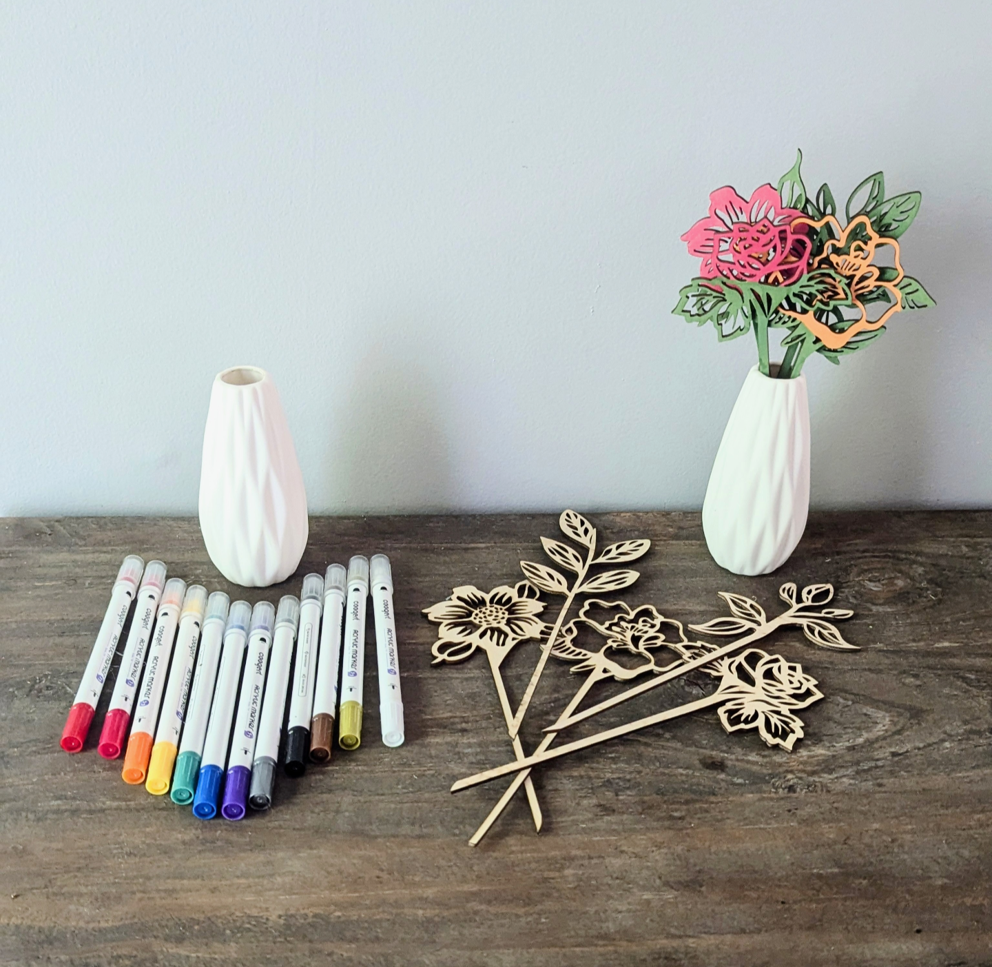 Wooden Floral Bouquet