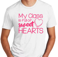 Teacher Valentine shirt (pink design)
