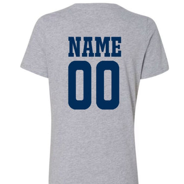 MBC Women's V-neck soft-feel tee