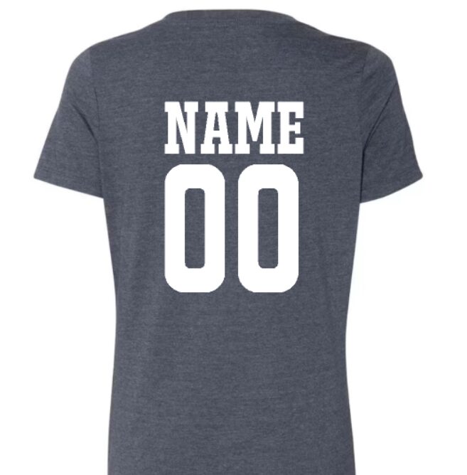 MBC Women's V-neck soft-feel tee