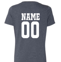 MBC Women's V-neck soft-feel tee