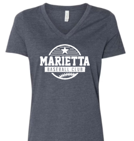 MBC Women's V-neck soft-feel tee