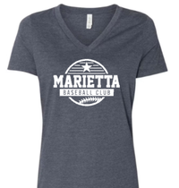 MBC Women's V-neck soft-feel tee