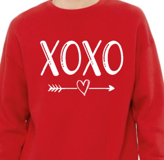 XOXO soft-feel sweatshirt